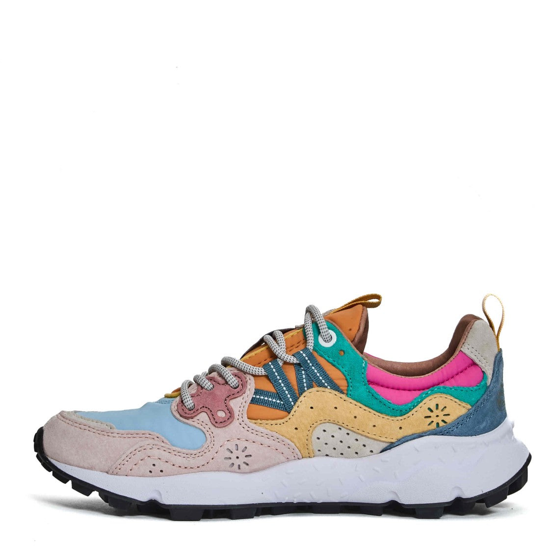 Flower Mountain Yamano 3 Pink And Light Blue Sneakers