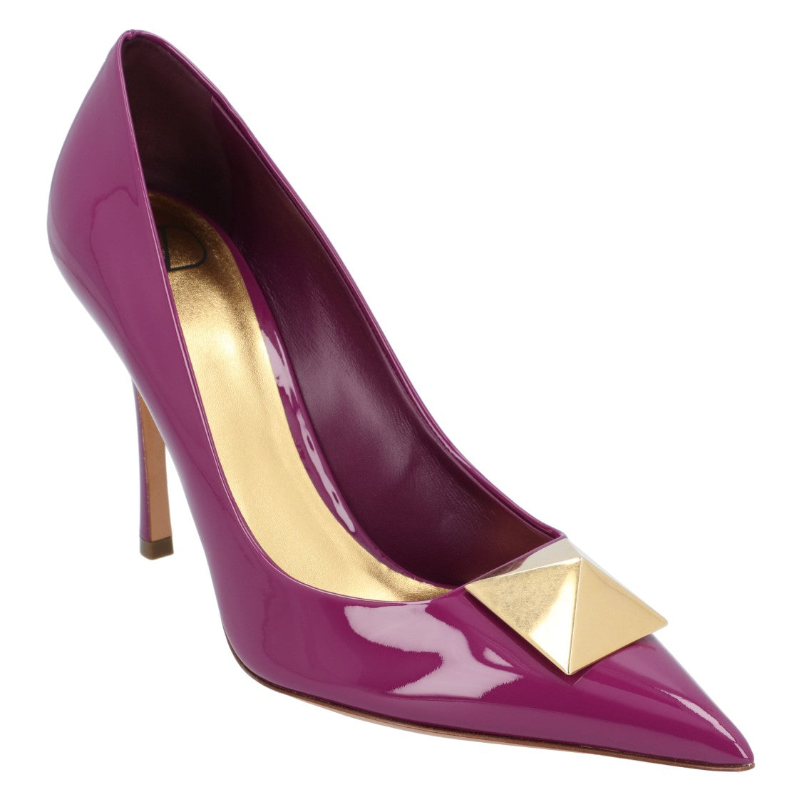 Valentino Roman Stud Pumps Purple