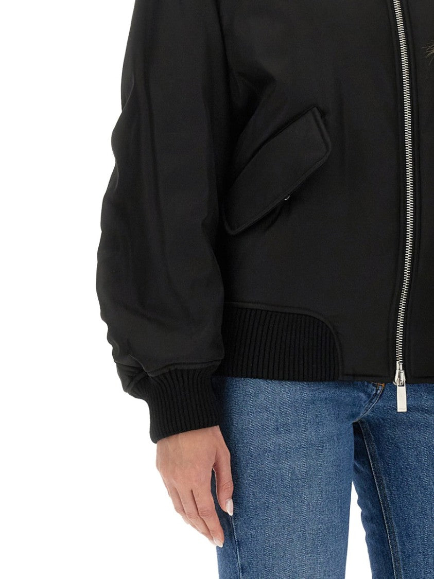 Off-White Nylon Bomber Jacket