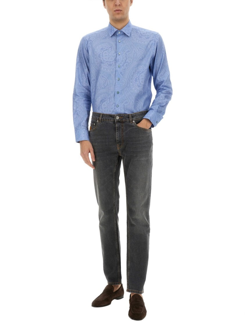 Etro Button-Down Cotton Shirt