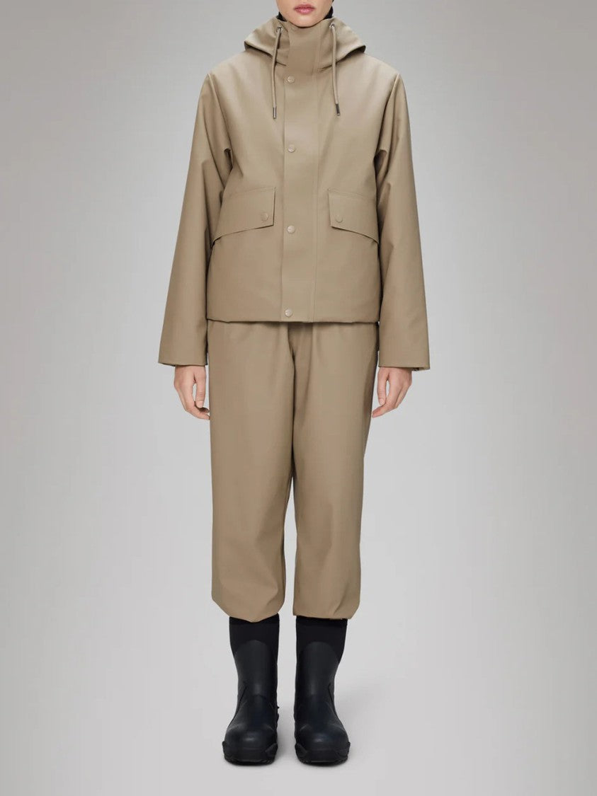 Rains Cropped Hooded Jacket