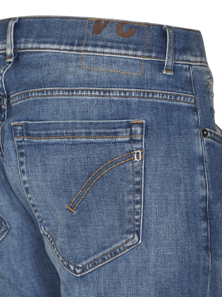 Dondup Straight-Fit Blue Denim Trousers