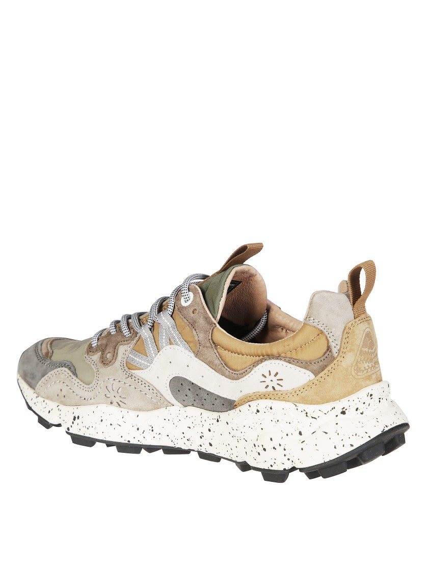 Flower Mountain Multi-Textured Earth Tone Sneakers