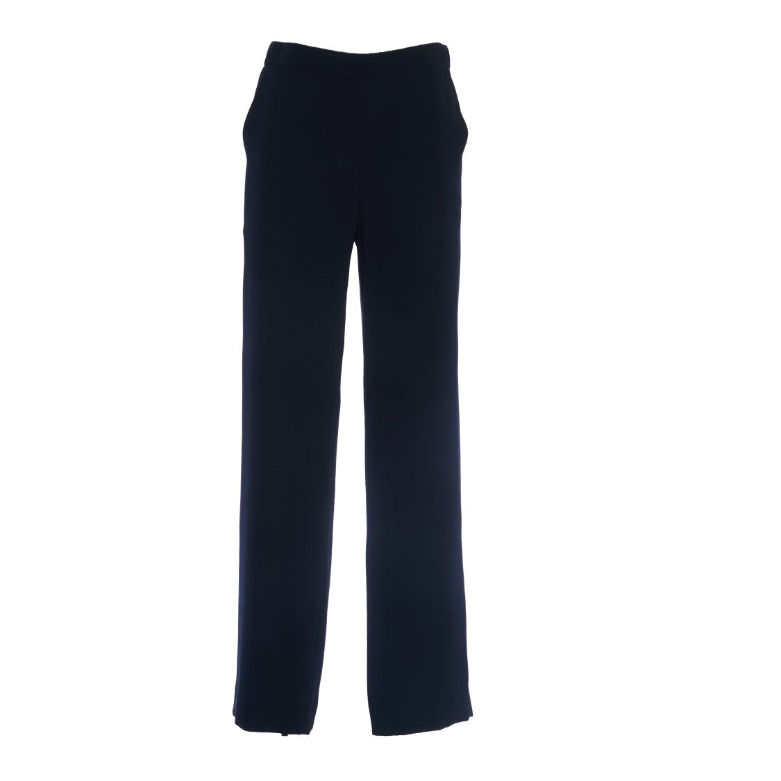 Parosh Flowing Palazzo Pants With Elastic Waistband