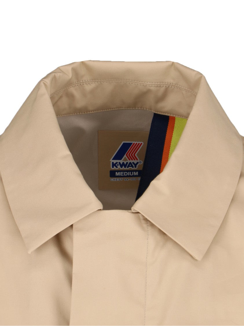 K-Way Orion' Zip Jacket – Beige