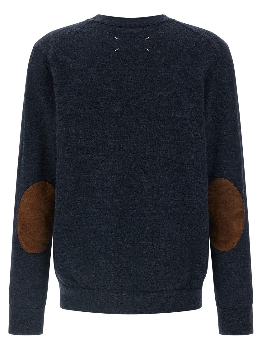 Maison Margiela Suede Patch Cardigan