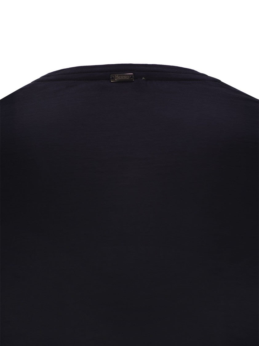 Herno Combed Yarn Wool Jersey T-Shirt