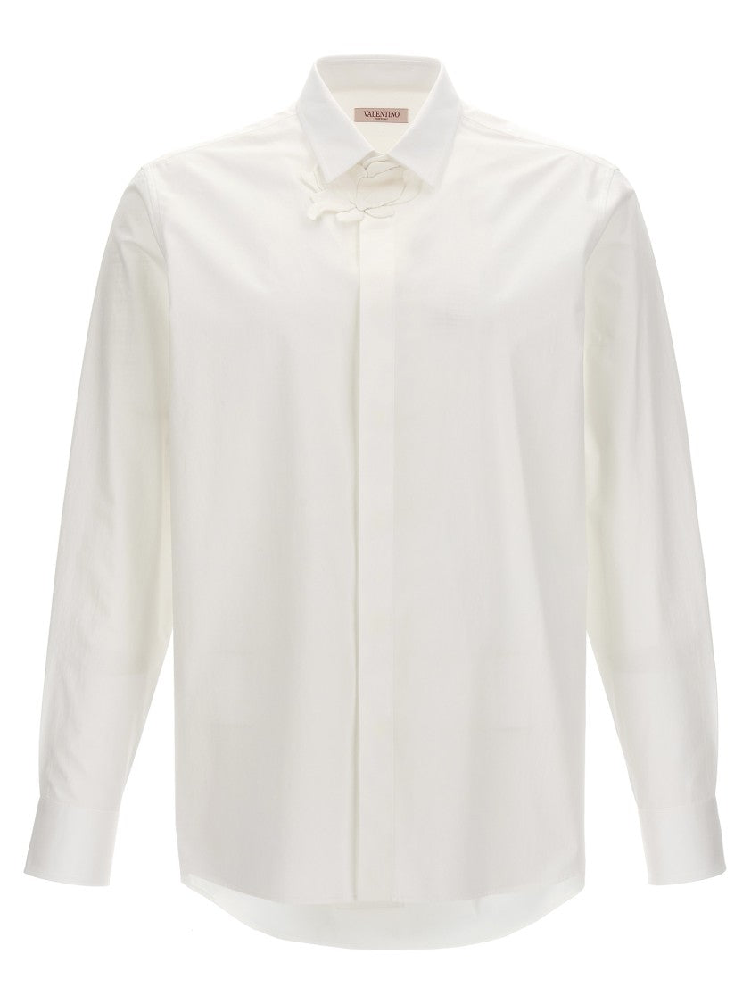 Valentino Garavani Shirt With Flower Patch