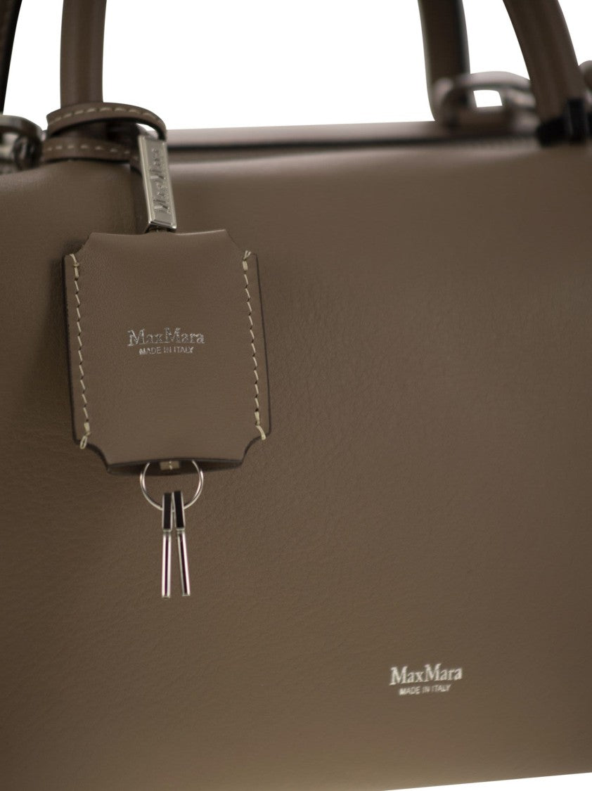 Max Mara Holdallm - Medium Satchel In Natural Leather
