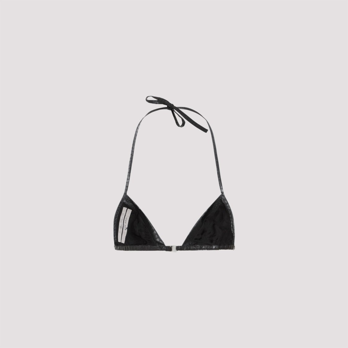 Rick Owens Black Snake Leather Top