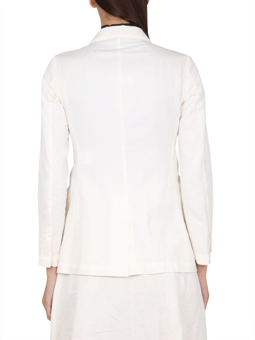 Aspesi Double-Breasted Jacket With Peaked Lapels