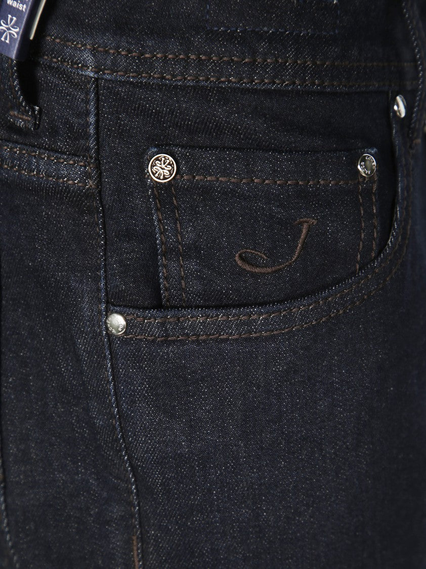 Jacob Cohen Deep Indigo Super Slim Fit Denim Jeans