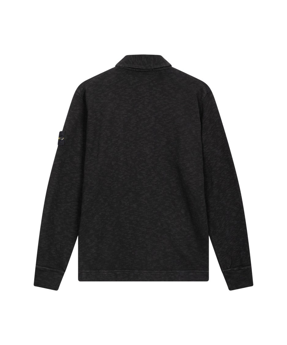 Stone Island Knit Polo With Logo