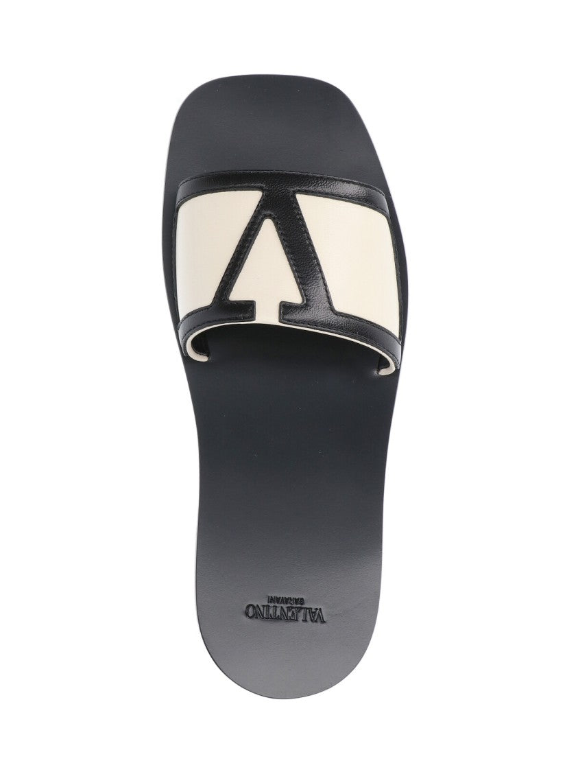 Valentino Garavani Superstar' Slide Sandals – Black