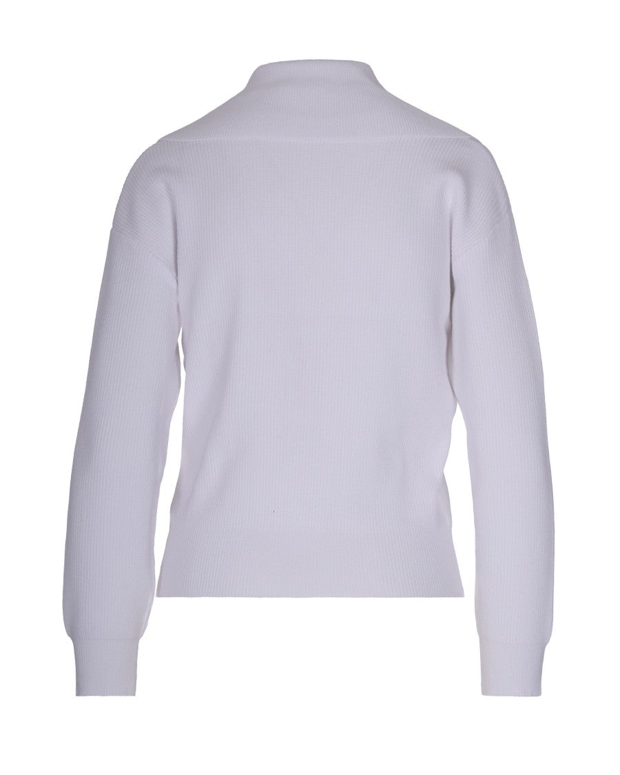 Liu Jo Cream Maxi-Neck Sweater