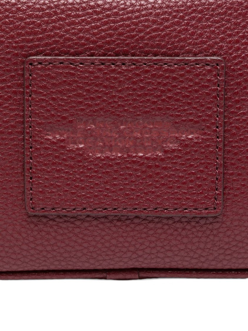 Marc Jacobs Textured Leather Shoulder Bag With Adjustable Strap