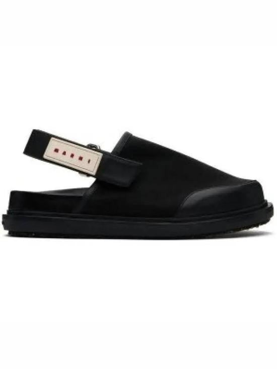 Marni Closed Toe Sandals With Mesh Upper And Adjustable Strap