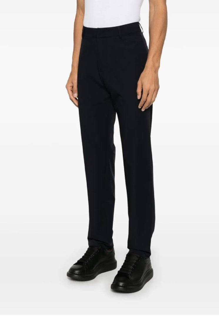Emporio Armani Tailored Black Trousers With Classic Waistband
