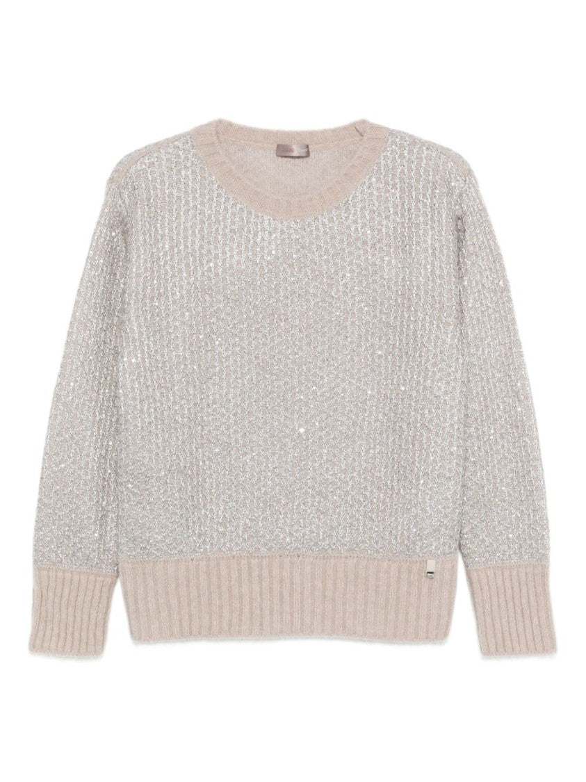 Herno Textured Knit Alpaca Blend Sweater