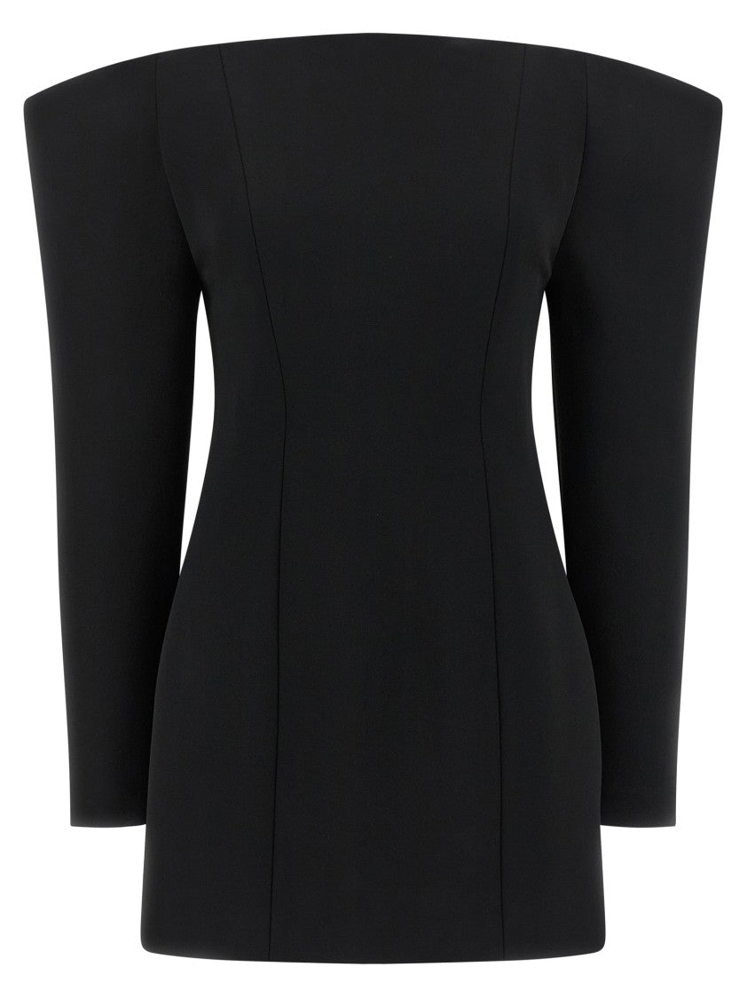 Stella Mccartney Off-The-Shoulder Structured Corset Mini Dress