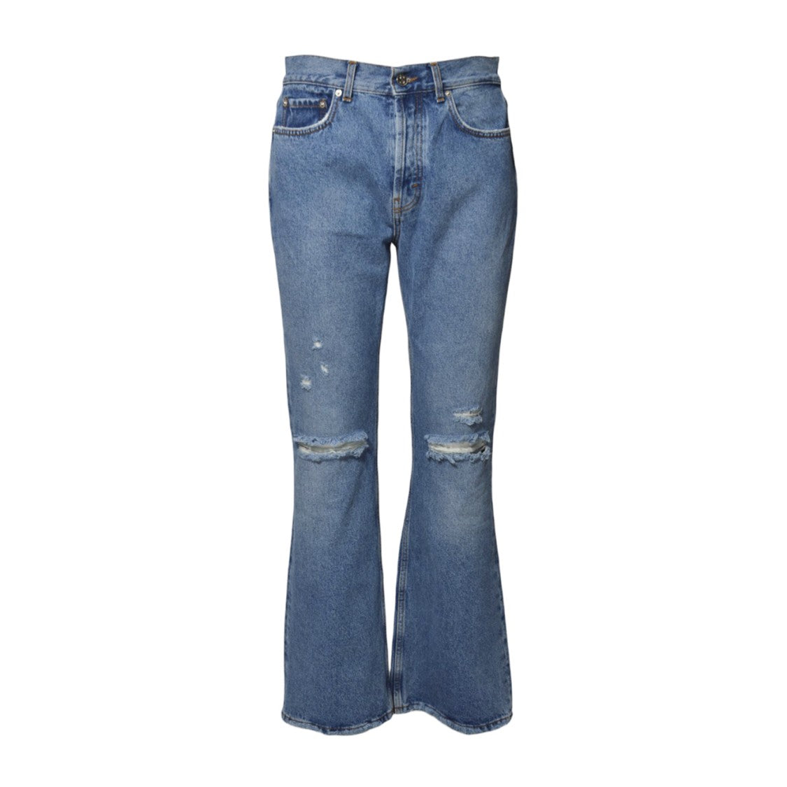 Séfr Rider Cut Jeans In Blue Denim