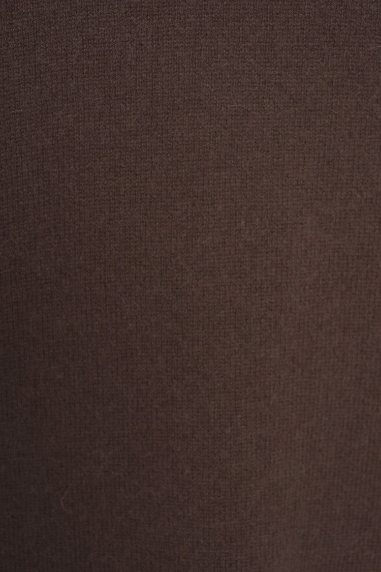 Crush Cashmere Turtleneck Sweater With Ribbed Details