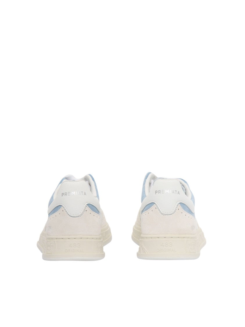 Premiata Low-Top Sneakers With Textured Panels