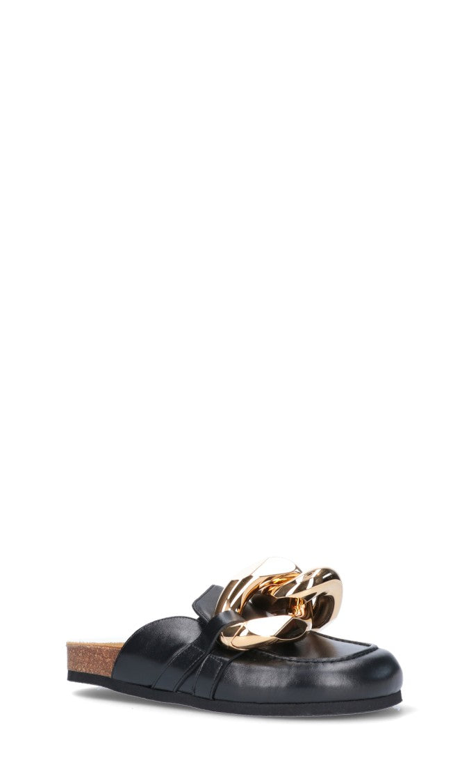 J. W. Anderson Black Leather Catena Mules