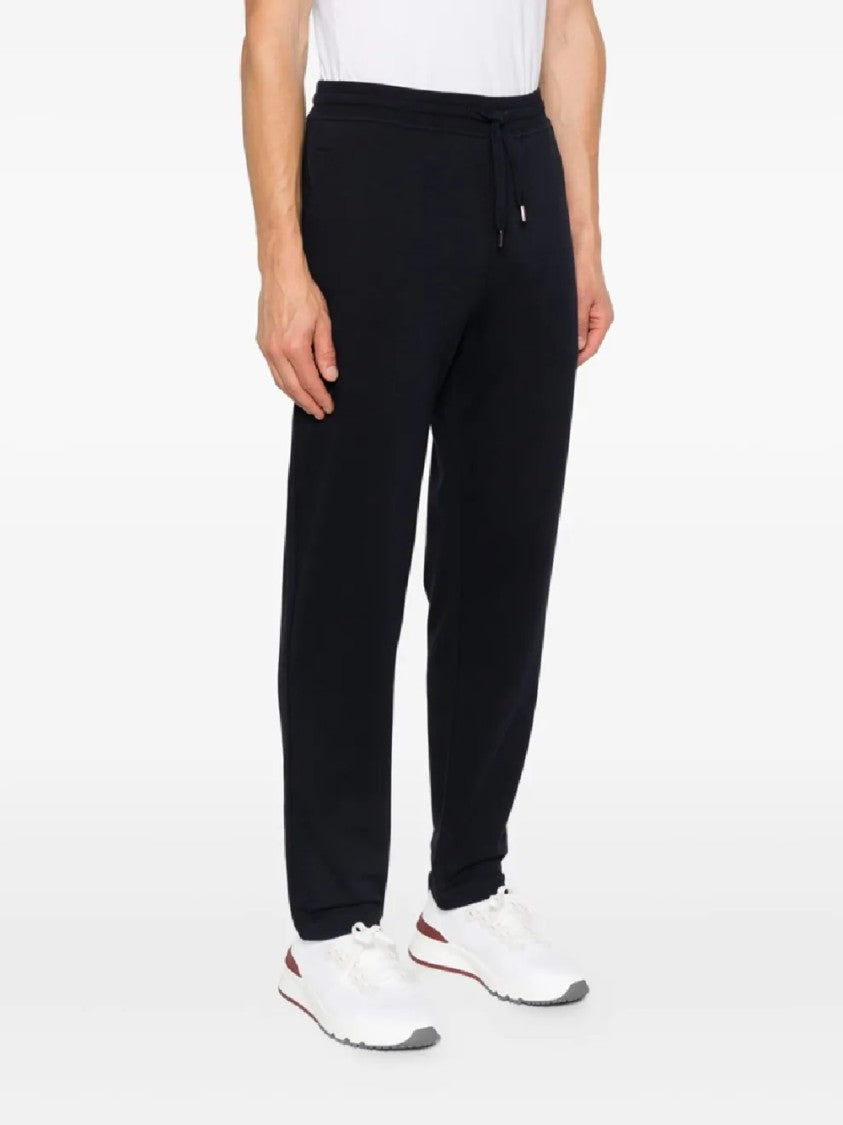 Brunello Cucinelli Straight-Leg Trousers With Drawstring Waistband