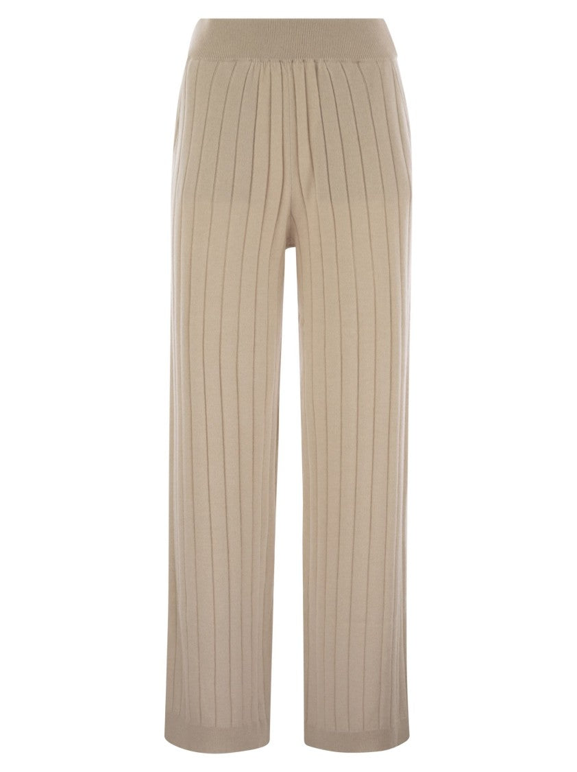 Brunello Cucinelli Cashmere Knit Trousers