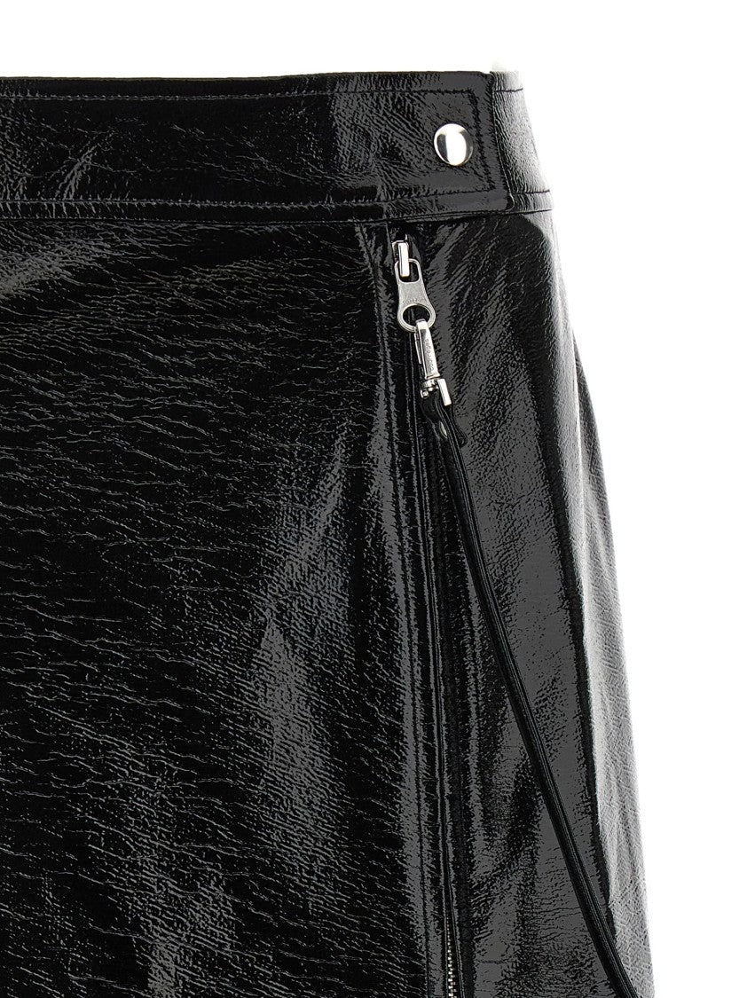 Courrèges Zipped Vinyl' Skirt