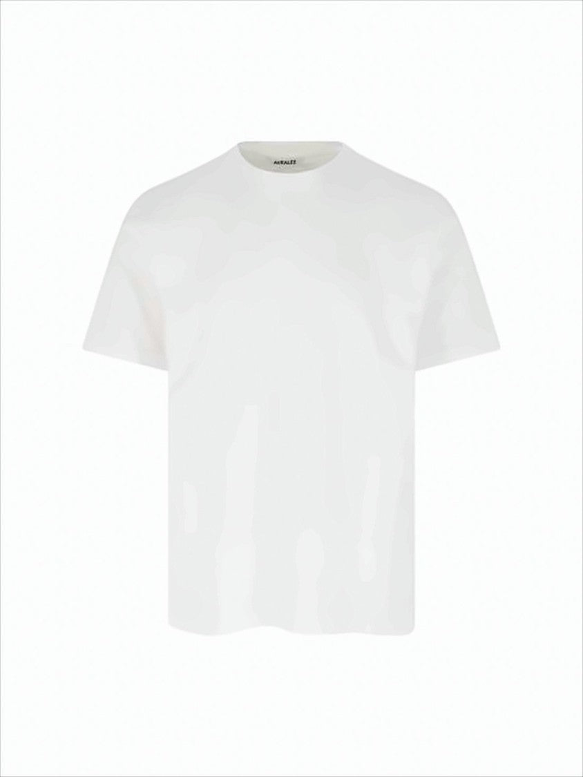 Auralee White Short-Sleeve T-Shirt