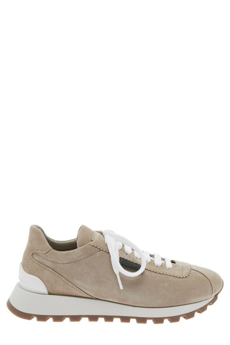 Brunello Cucinelli Soft Suede Low-Profile Sneakers