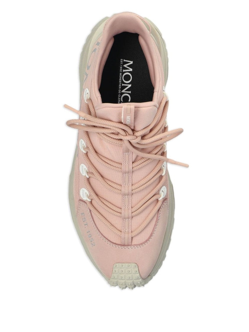 Moncler Sporty White Sneakers With Rugged Sole