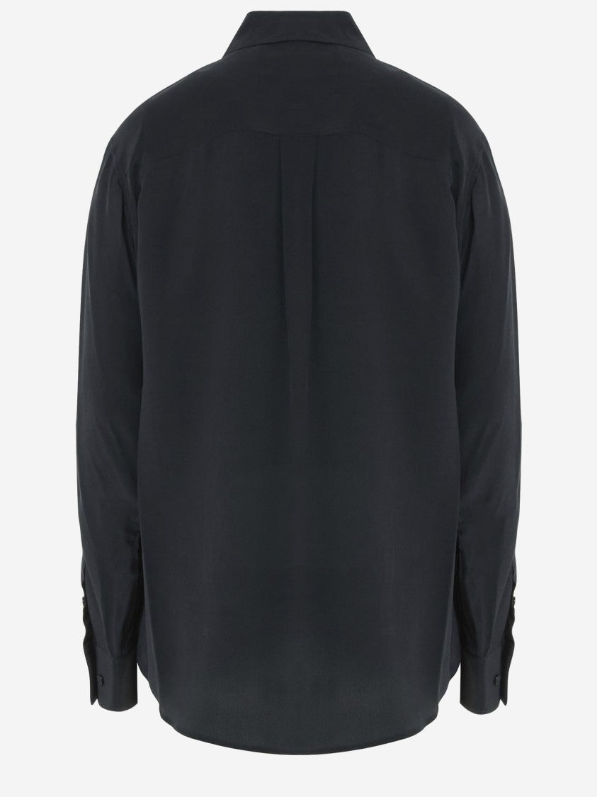 Equipment Silk Shirt With Classic Collar