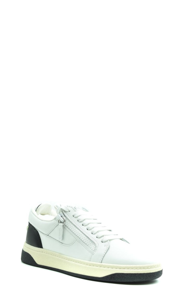Giuseppe Zanotti White Leather Sneakers