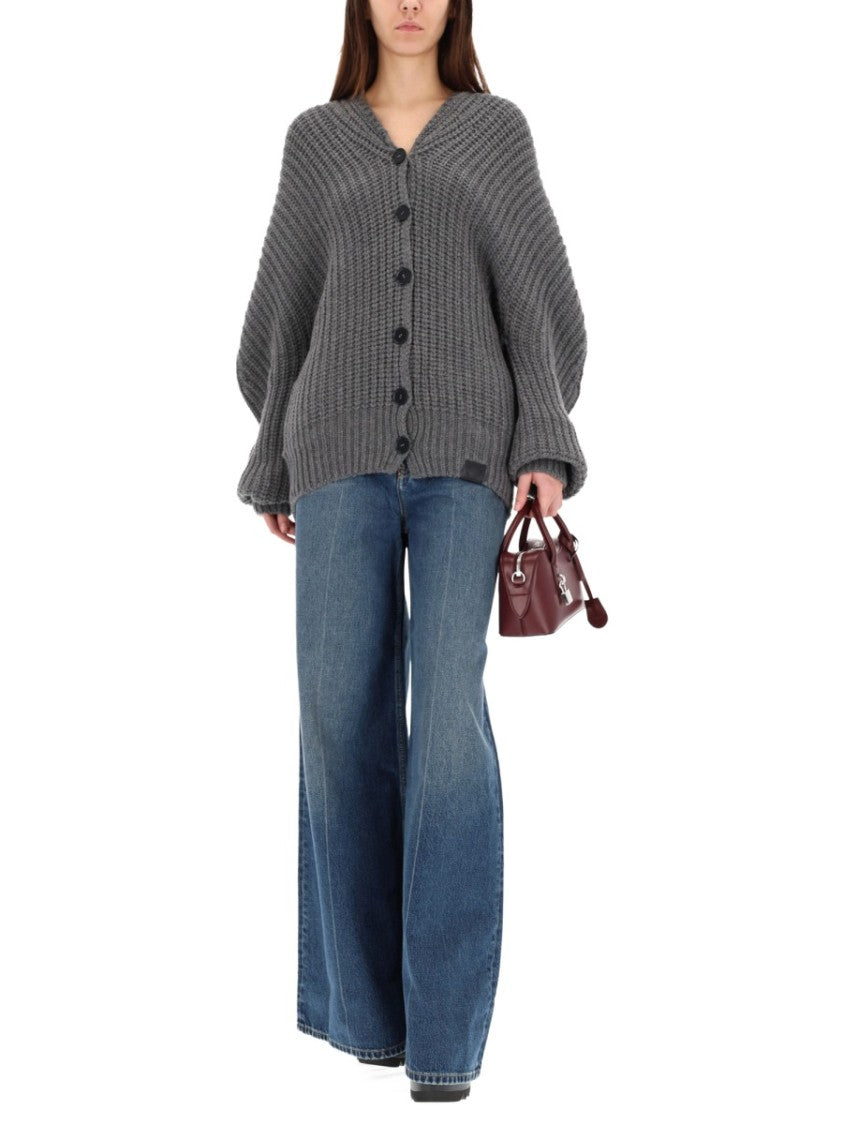 Stella Mccartney Chunky Ribbed Knit Oversized Sweater