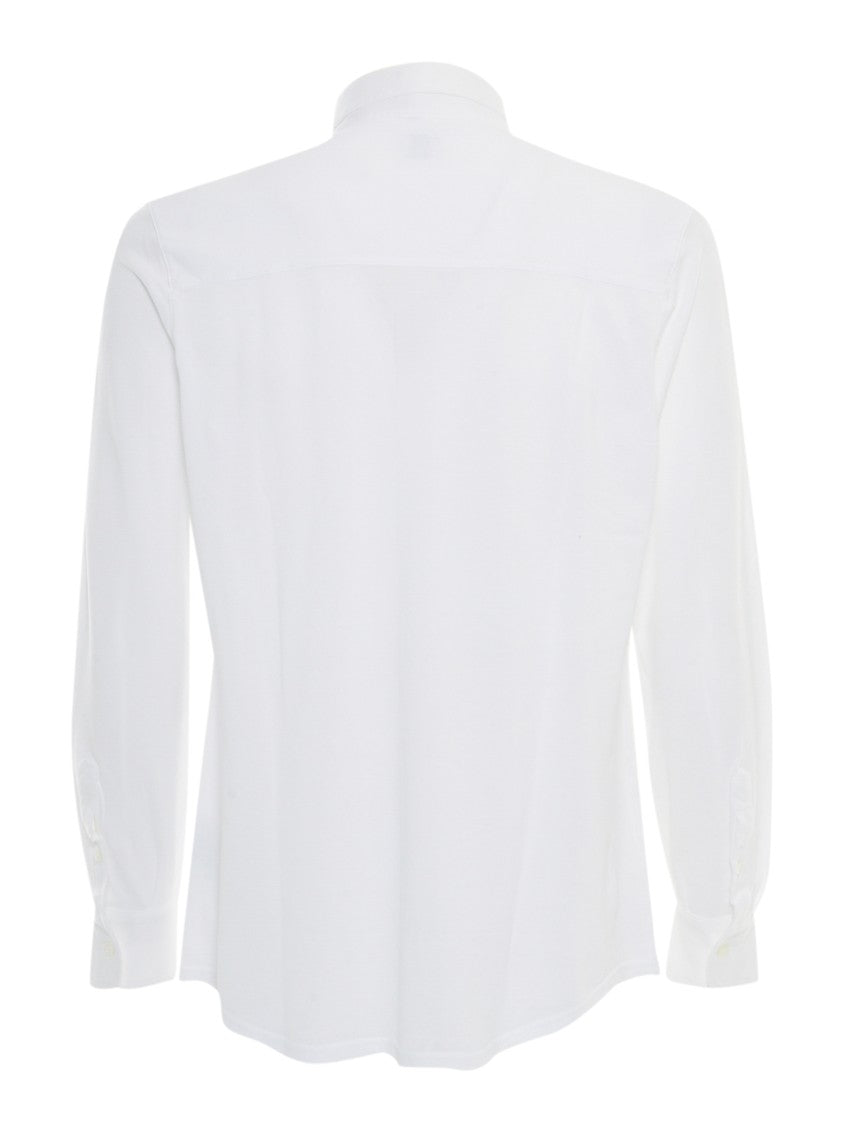 Fedeli Long-Sleeved Cotton Shirt With Tailored Fit