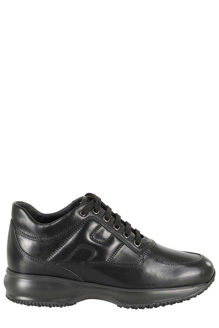 Hogan Interactive Sneakers With Toggled Tongue And Side H Logo