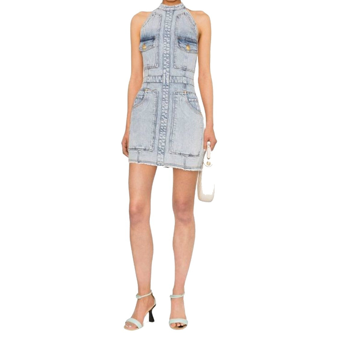 Balmain Denim Mini Dress