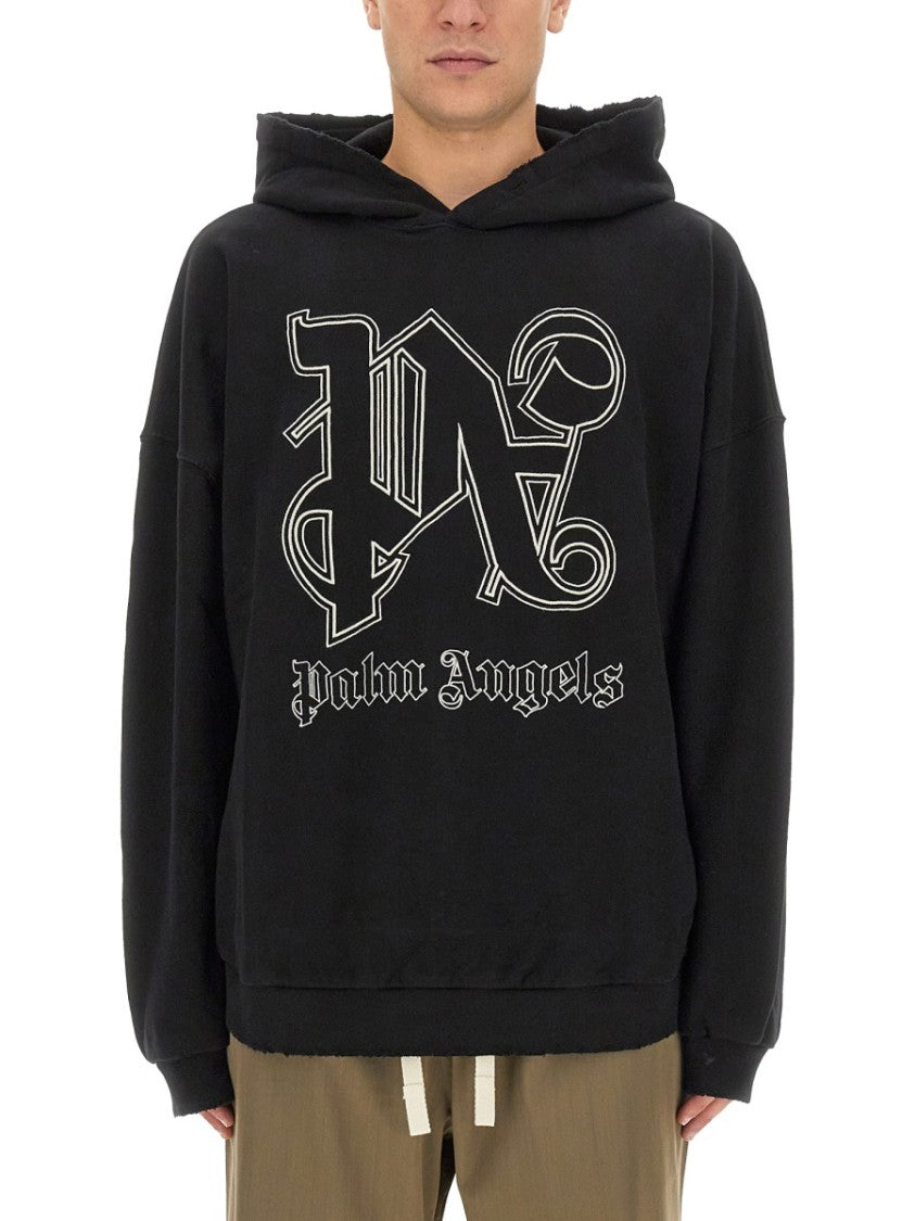 Palm Angels Monogram Logo Sweatshirt