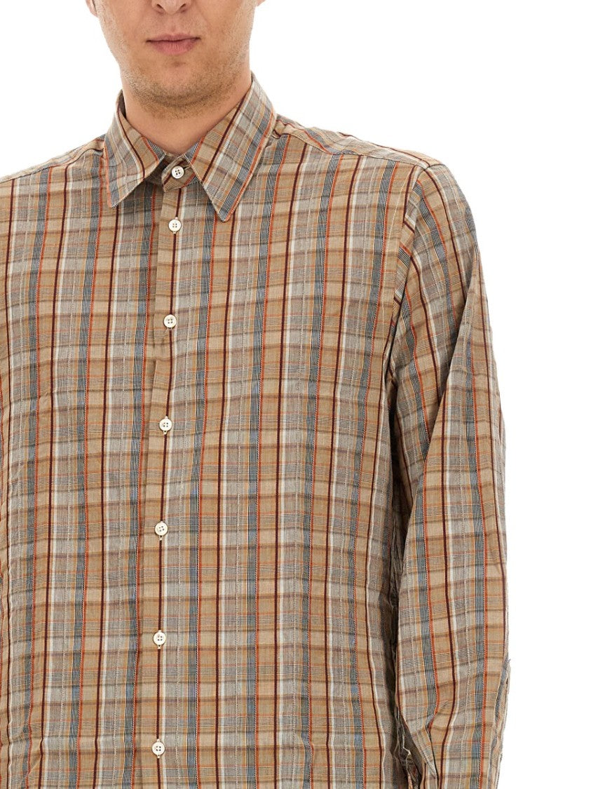 Sunflower Plaid Shirt In Soft Textured Fabric