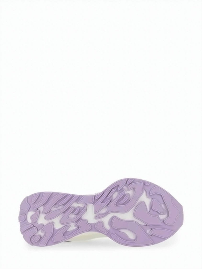 Alexander Mcqueen Lavender-Accented White Sneakers