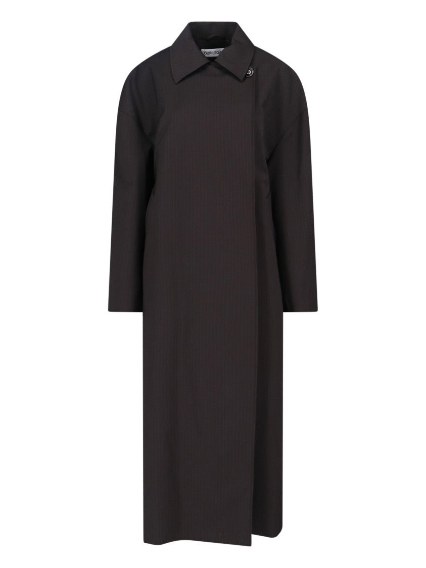 Our Legacy Court Coat – Brown/Striped