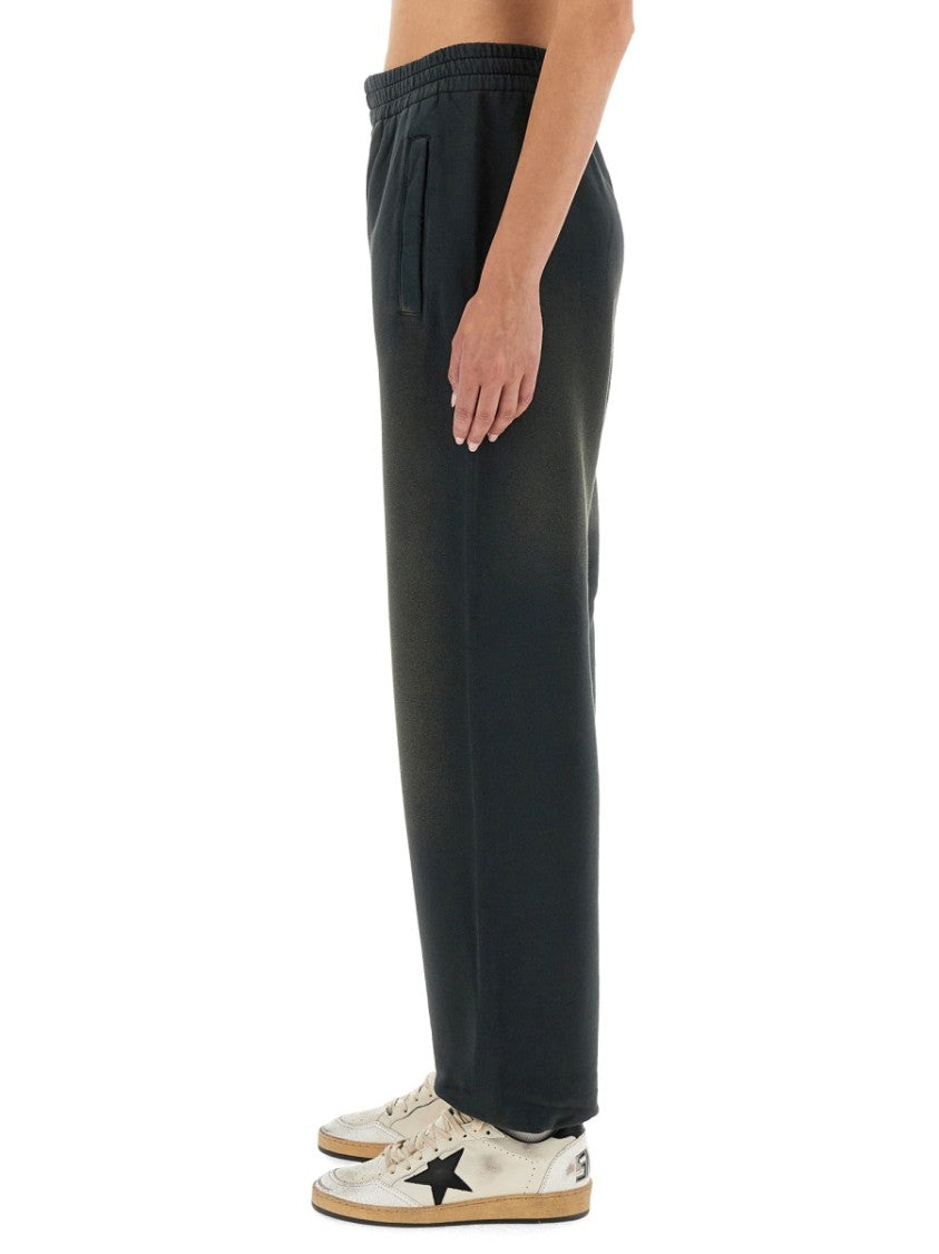 Golden Goose Black Jogging Pants With Subtle Gradient