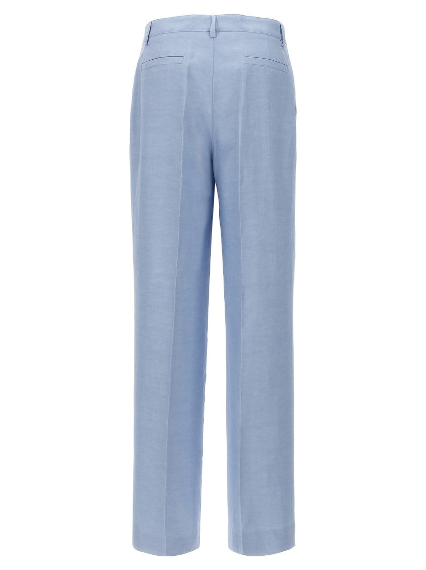 P.A.R.O.S.H. Straight-Leg Pants With Pence Detailing