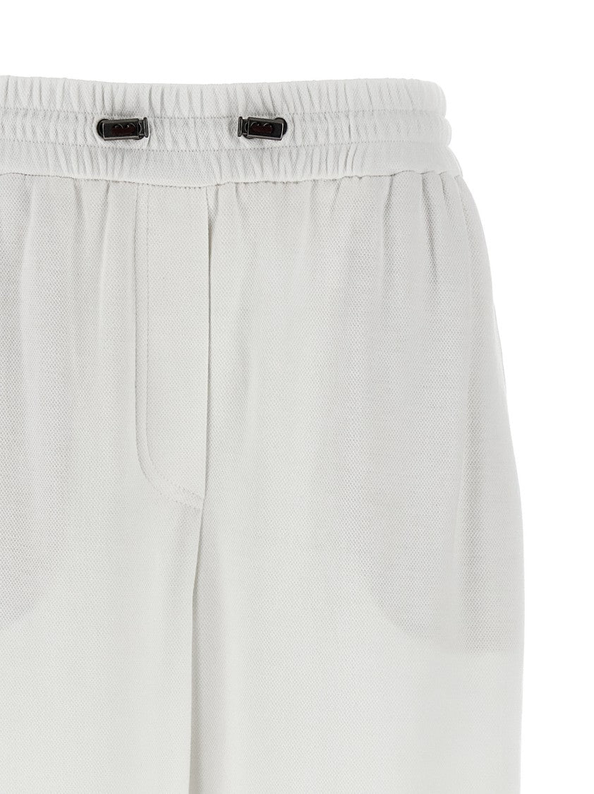 Brunello Cucinelli Piqué Cotton Joggers