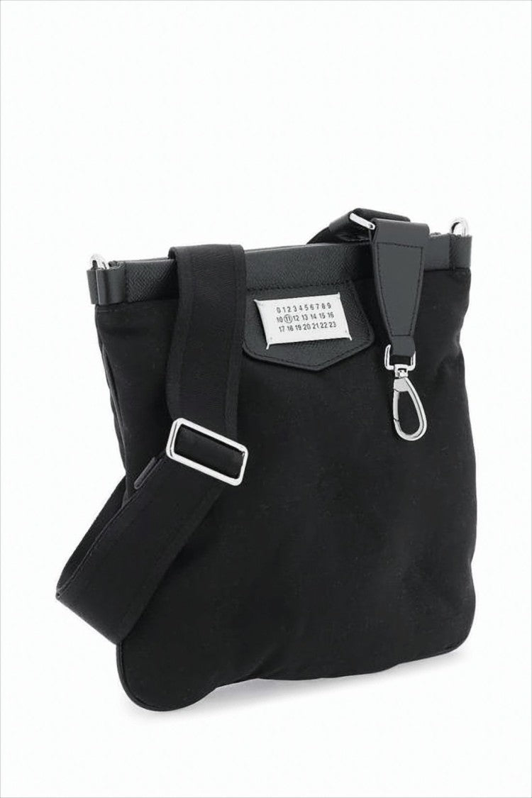 Maison Margiela Smooth Polyamide Shoulder Bag With Minimalist Design