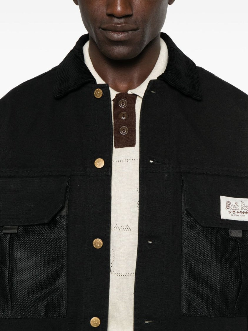 Brain Dead Boxy Cropped Jacket With Textured Details