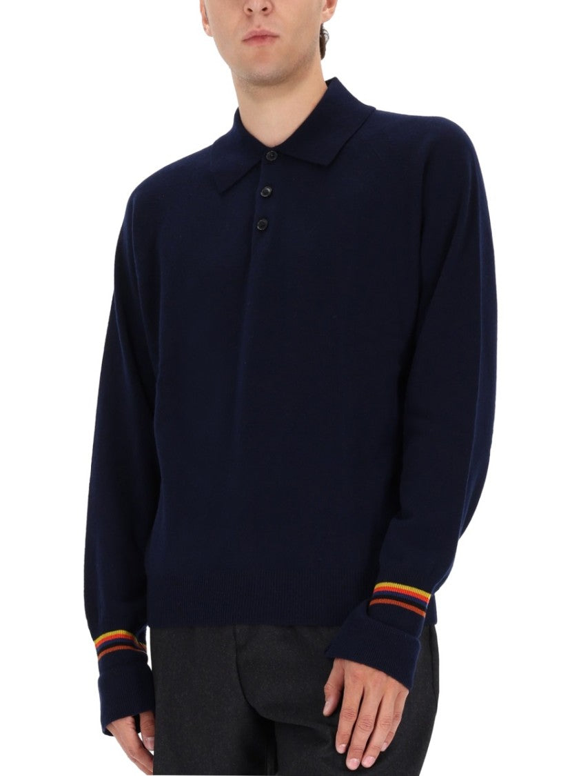 Paul Smith Long-Sleeve Cashmere Sweater